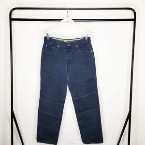 Maldini Jeans Couture Women's Dark Blue Wash Relaxed Fit Denim Jeans Size 32x32